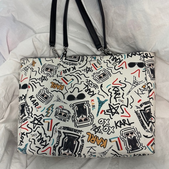 Karl Lagerfeld Large Colourful Tote - Picture 2 of 7
